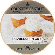 Fragrances, Perfumes, Cosmetics Tea Light Candle - Country Candle Vanilla Cupcake Daylight