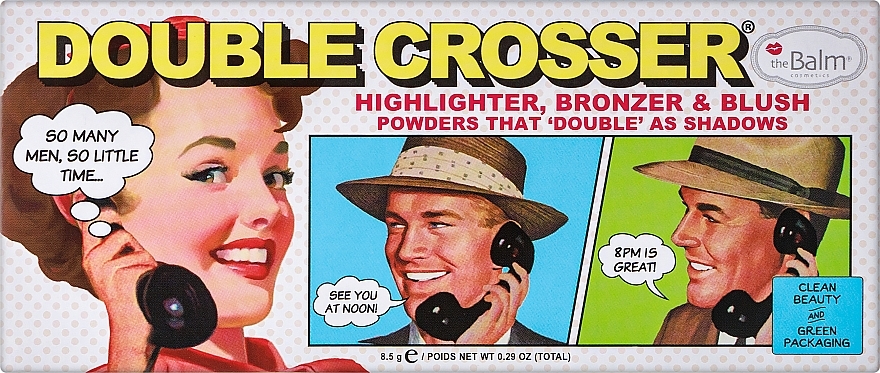 Highlighter, Bronzer & Blush - theBalm Double Crosser Highlighter Bronzer & Blush Palette — photo N3