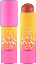 Fragrances, Perfumes, Cosmetics Blush Stick - Golden Rose Miss Beauty Glow Stick Blusher