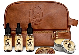Fragrances, Perfumes, Cosmetics Set, 6 pcs - Imperial Beard Oils and Wax Kit