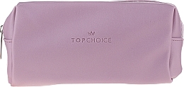 Makeup Bag "Leather", 96945, lilac - Top Choice  — photo N3