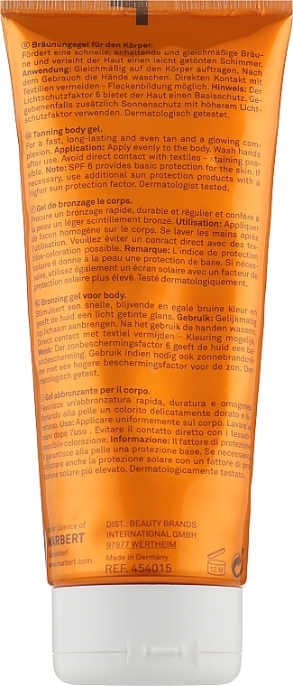 Self-Tanning Face & Body Gel SPF 6 - Marbert Sun Carotene Sun Jelly — photo N9