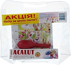 Fragrances, Perfumes, Cosmetics Set - Lacalut "Baby" (t/paste/50ml + book + balloon + bag)