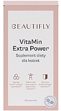 Vitamins, 30 capsules - Beautifly Suplement Diety Vitamin Extra Power — photo N1