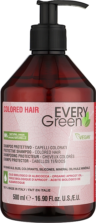 Colored Hair Shampoo - EveryGreen Colored Hair Restorative Shampoo — photo N1