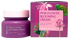 Fragrances, Perfumes, Cosmetics Pink Lotus Face Cream - FarmStay Pink Flower Blooming Cream Pink Lotus