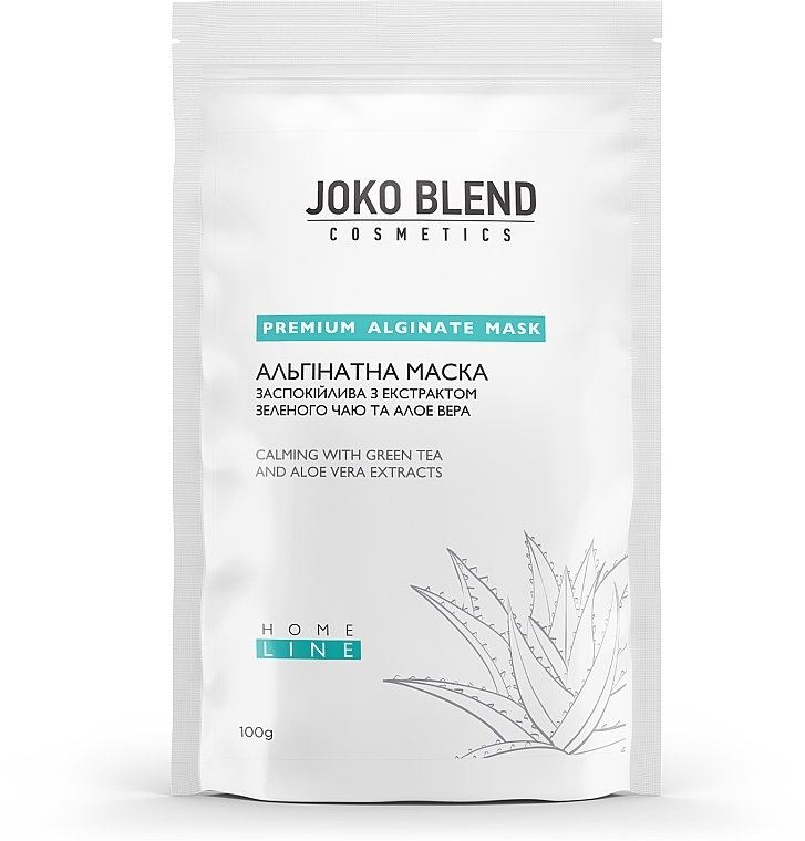 Soothing Alginate Mask with Green Tea Extract and Aloe Vera - Joko Blend Premium Alginate Mask — photo N3