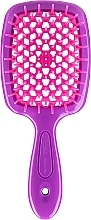 Hair Brush, purple and pink - Janeke Superbrush Small — photo N1