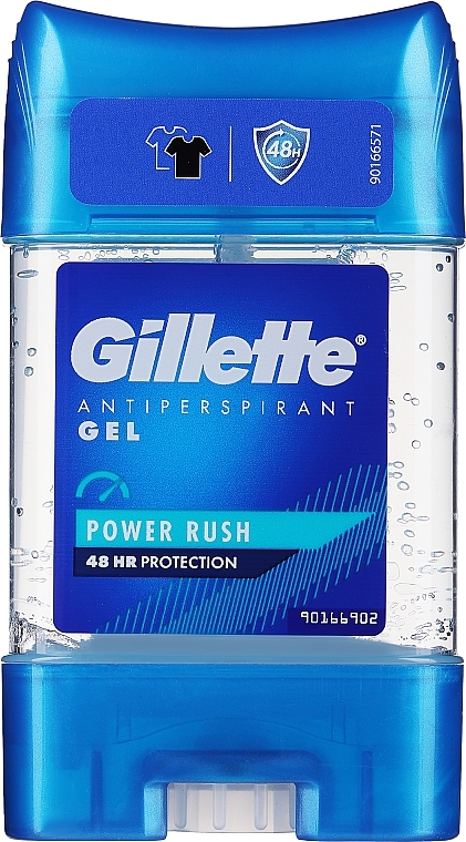 Gel Antiperspirant-Deodorant - Gillette Power Rush Anti-Perspirant Gel for Men — photo N1