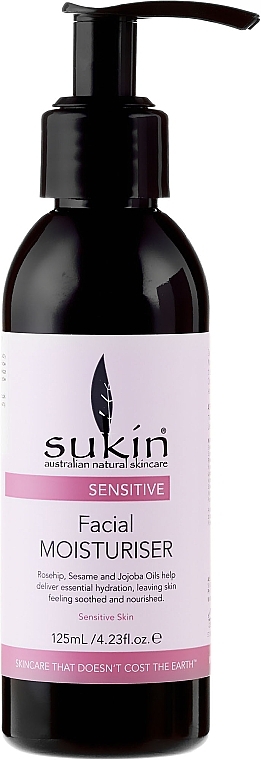 Face Cream - Sukin Sensitive Facial Moisturiser — photo N1