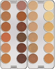 Fragrances, Perfumes, Cosmetics Corrector Palette, 24 Colors - Kryolan Dermacolor Camouflage Creme Palette