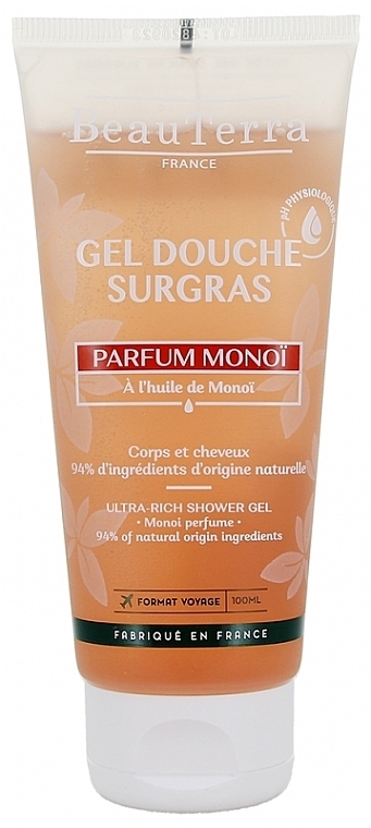 Monoi Shower Gel - BeauTerra Ultra Rich Shower Gel — photo N1