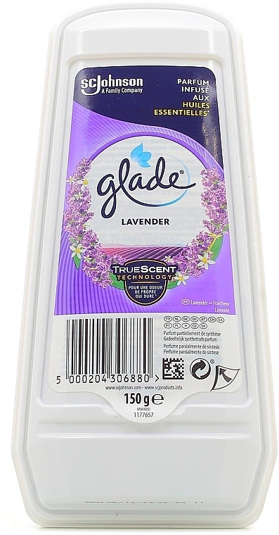 Gel Air Freshener 'Lavender' - Glade Lavender Gel — photo N2