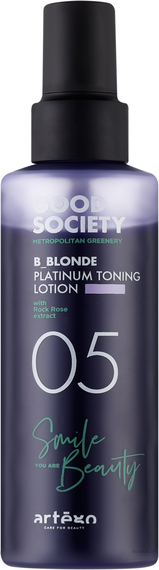 Toning Hair Lotion - Artego Good Society 05 B_Blonde Toning Lotion — photo Platinum