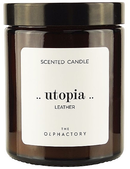 Scented Candle in Jar - Ambientair The Olphactory Utopia Leather Candle — photo N2