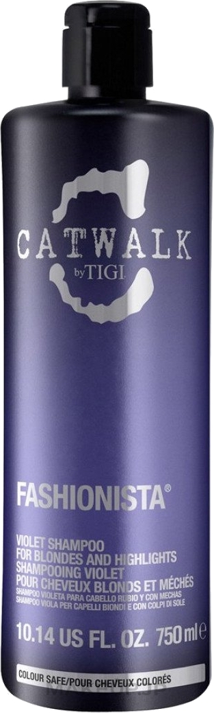 Hair Purple Shampoo - Tigi Catwalk Fashionista Violet Shampoo — photo 750 ml