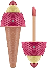 Lip Balm with Brush "Ice Cream", vanilla - Martinelia — photo N1