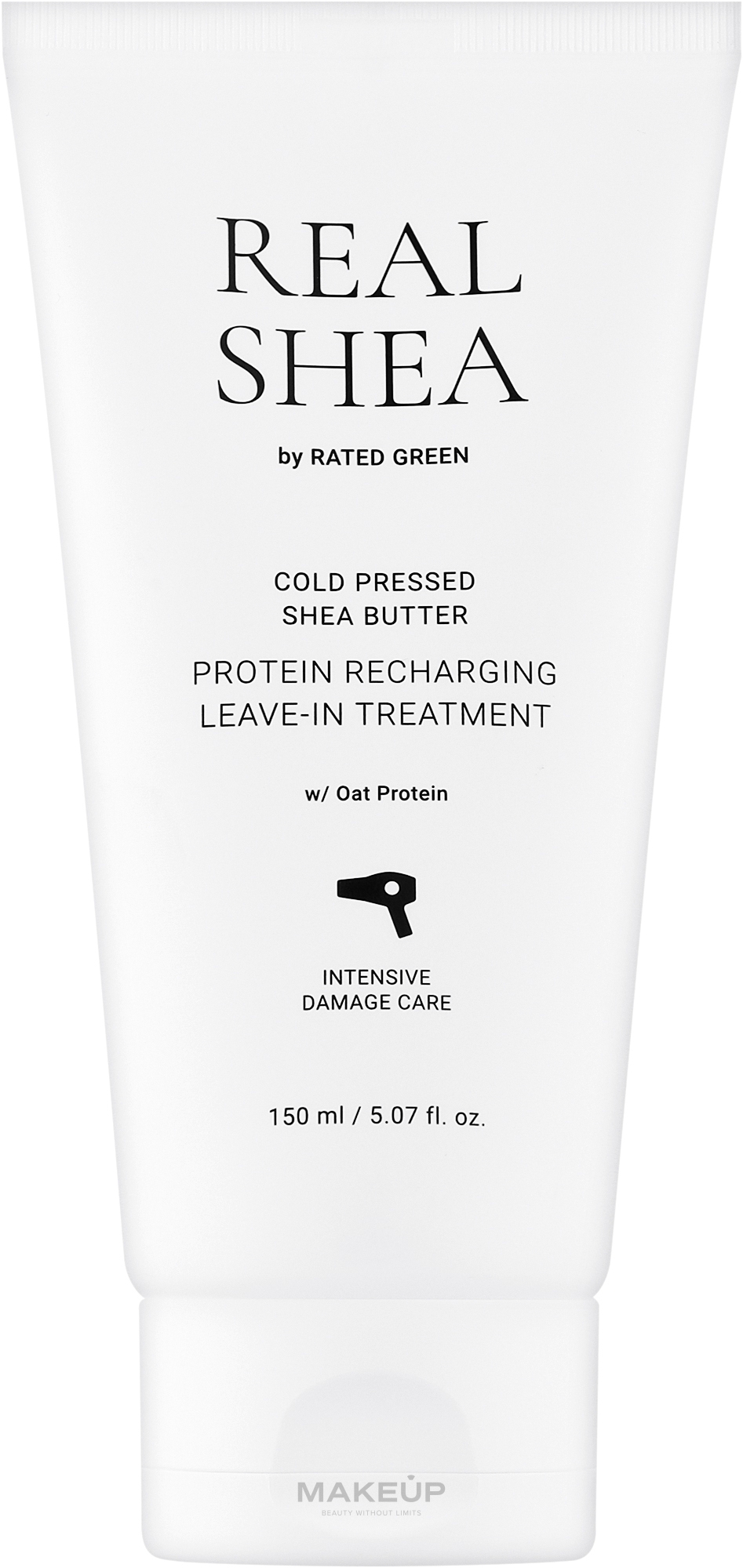 Repair Cold Pressed Shea Butter Protein Hair Cream - Rated Green Real Shea Cold Pressed Shea Butter Protein Recharging Leave-in Treatment — photo 150 ml