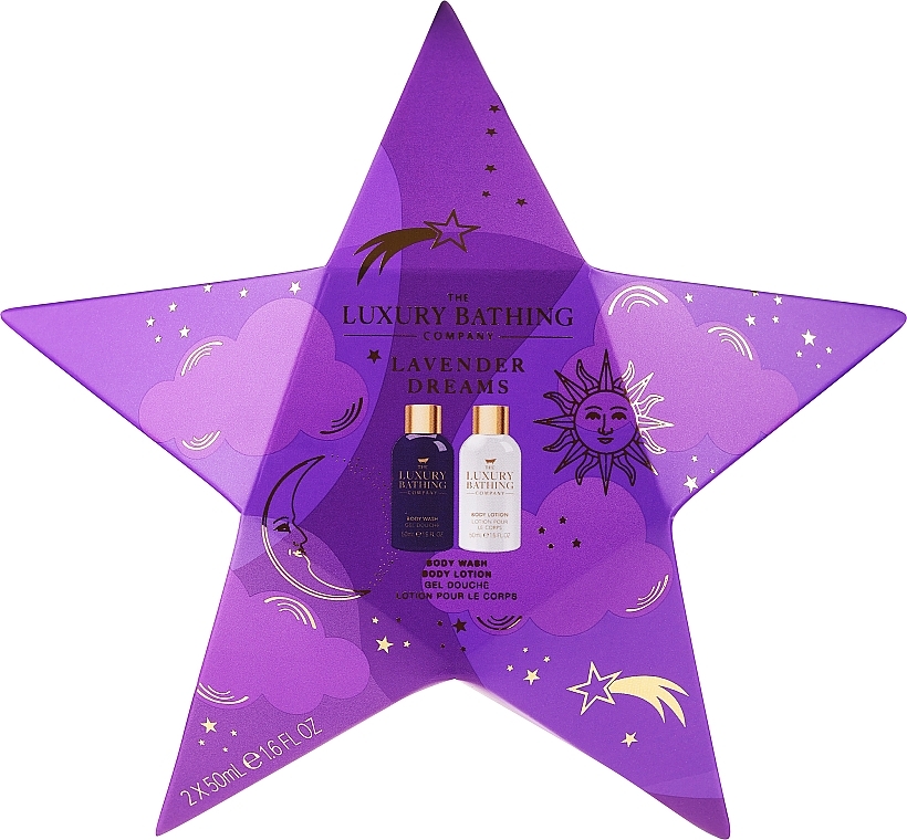 Set - Grace Cole The Luxury Bathing Lavender Sleep Dreamy Duo (sh/gel/50ml+b/lot/50ml) — photo N1