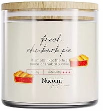 Scented Soy Candle 'Fresh Rhubarb Pie' - Nacomi Fragrances — photo N1