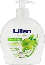 Fragrances, Perfumes, Cosmetics Liquid Olive Milk Cream Soap - Lilien Olive Milk Cream Soap