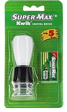 Fragrances, Perfumes, Cosmetics Shaving Set - Super-Max Kwik Shaving Brush + 5 Blades