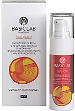Face Serum with 1% Pure Retinol, 5% Vitamin C, 2% Stem Cells - BasicLab Dermocosmetics Esteticus — photo N1