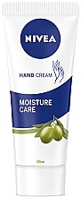 Fragrances, Perfumes, Cosmetics Hand Cream - NIVEA Hand Cream Moisture Care Olive