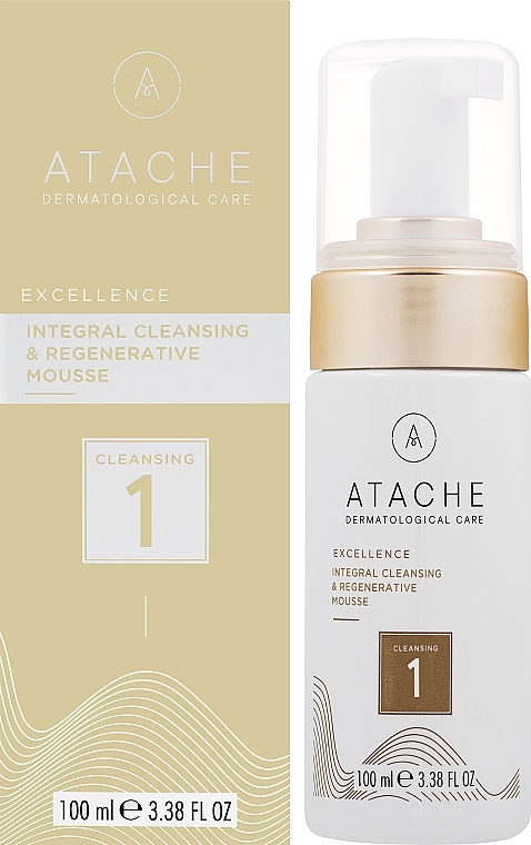 AHA Cleansing Foam - Atache Excellence Integral Cleansing & Regenerative Mousse — photo N1