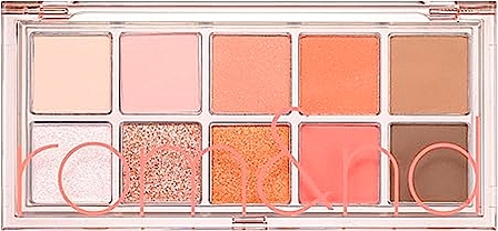 Eyeshadow Palette - Rom&nd Better Than Palette Peach Dahlia Garden — photo N1