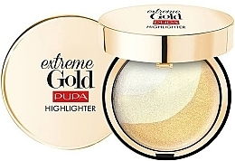 Fragrances, Perfumes, Cosmetics Face Highlighter - Pupa Extreme Gold Highlighter