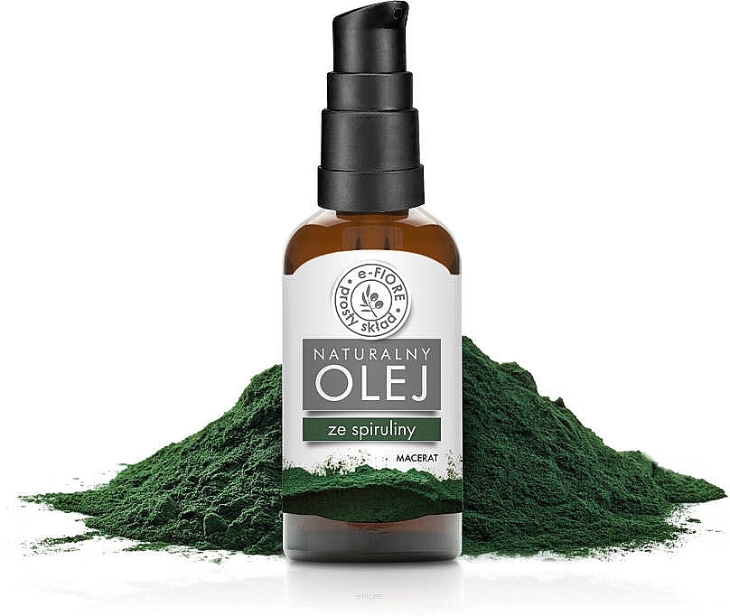 Spirulina Oil (with dispenser) - E-Fiore Alga Spirulina Natural Oil — photo N1