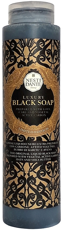 Liquid Soap "Luxury Black" - Nesti Dante Luxury Black Soap — photo N1