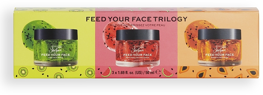 Beauty Set - Makeup Revolution Skincare X Jake Jamie Fruity Mask Trio — photo N1
