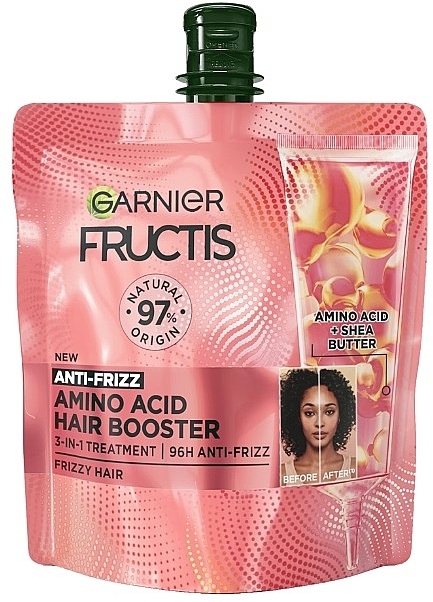 Strengthening Mask for Wavy and Curly Hair - Garnier Fructis Amino Acid Hair Booster — photo N1