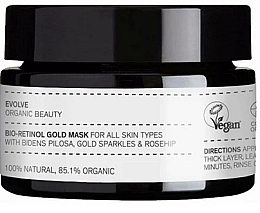 Fragrances, Perfumes, Cosmetics Face Mask - Evolve Organic Beauty Masks Bio-Retinol Gold Mask