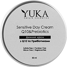 Day Face Cream with Q10 & Prebiotics - Yuka Sensitive Day Cream Q10 Prebiotics — photo N1