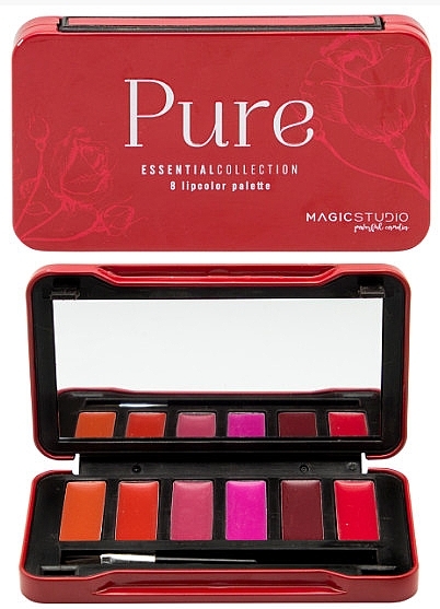 Lipstick Palette, 6 shades - Magic Studio Pure Lipstick Palette — photo N1