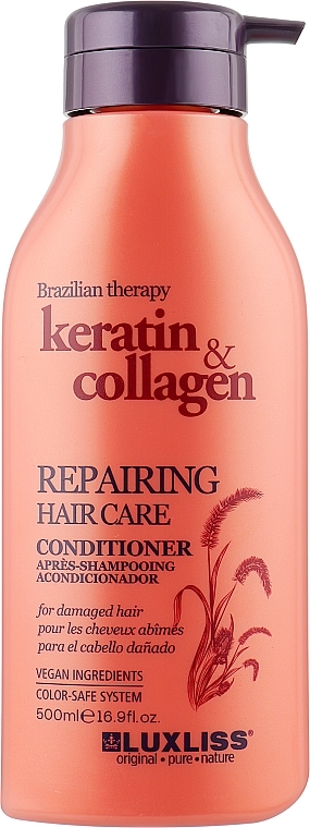 Repairing Conditioner - Luxliss Repairing Hair Care Conditioner — photo N3