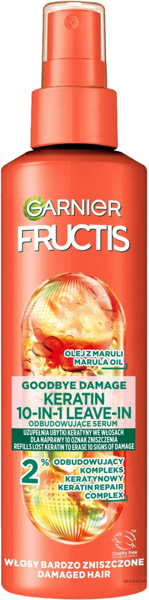 Instant Repair Spray for Thin, Damaged Hair - Garnier Fructis SOS Spray Serum — photo 150 ml