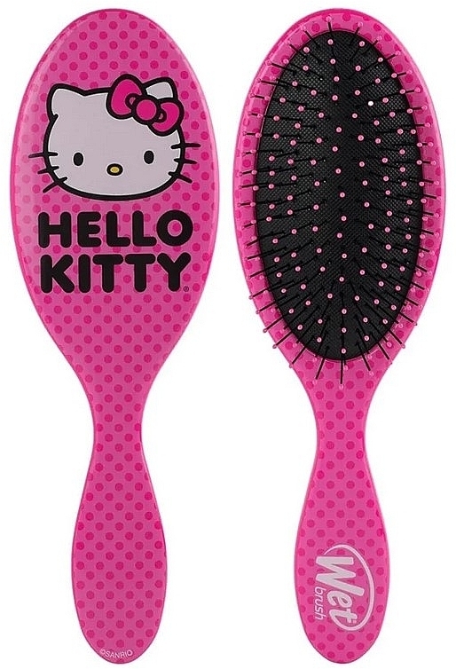 Hello Kitty Hair Brush - Wet Brush Original Detangler Hello Kitty Pink — photo N1