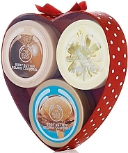 Fragrances, Perfumes, Cosmetics Set - The Body Shop Sweetheart Nutty Body Butter (b/butter/50mlx3)