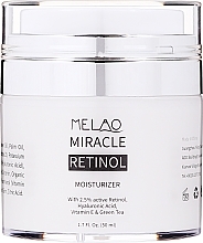 Fragrances, Perfumes, Cosmetics Moisturizing Retinol 2.5% Face Cream - Melao Retinol Moisturizer Face Cream