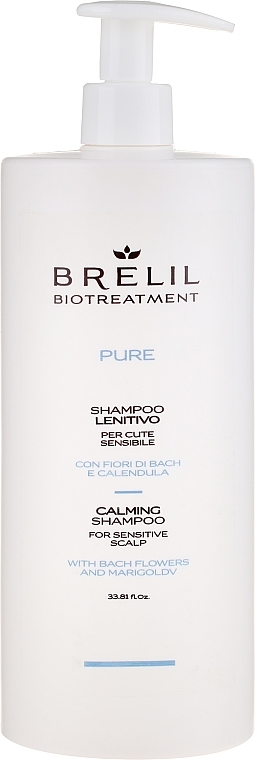 Repair Shampoo for Sensitive Skin - Brelil Bio Traitement Pure Calming Shampoo — photo N3