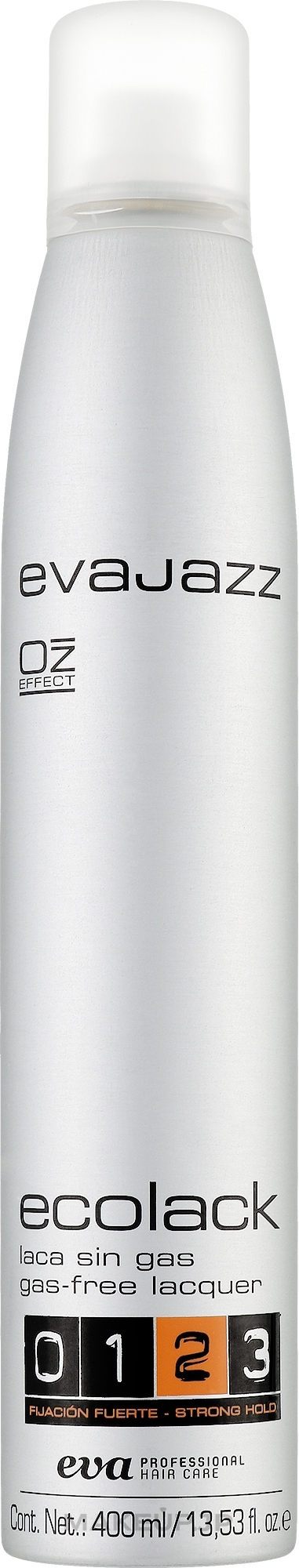 Strong Hold Eco Hair Spray - Eva Professional Evajazz Ecolack-2 Strong Hold — photo 400 ml