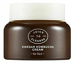 Moisturizing Vegan Face Cream with Kombucha - Juice To Cleanse Vinegar Kombucha Cream — photo N2