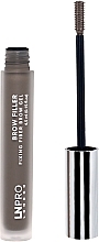 Brow Mascara - LN Pro Brow Filler Fixing Fiber Brow Gel — photo N2