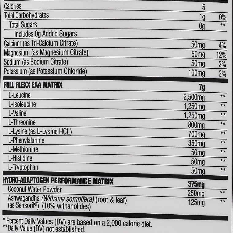 Dietary Supplement "Fruit Punch" - GAT Sport Flexx EAAs + Hydration Fruit Punch — photo N4