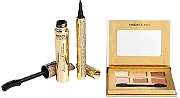 Set - Magic Studio Diamond Complete Shine (mascara/12ml + eyeliner/0.8ml + palette/4.8g) — photo N2