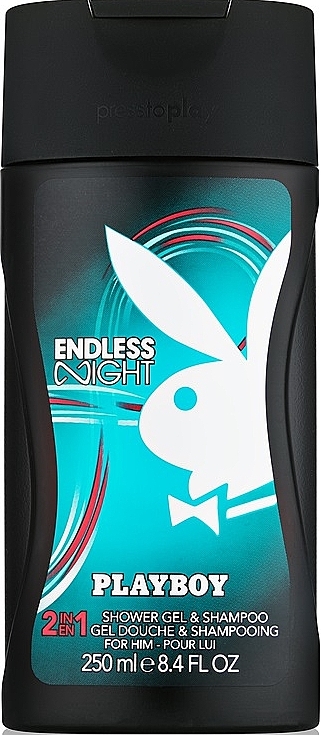 Playboy Endless Night - 2-in-1 Shower Gel-Shampoo — photo N1